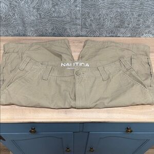 Nautica Men’s Khaki Cargo Shorts
